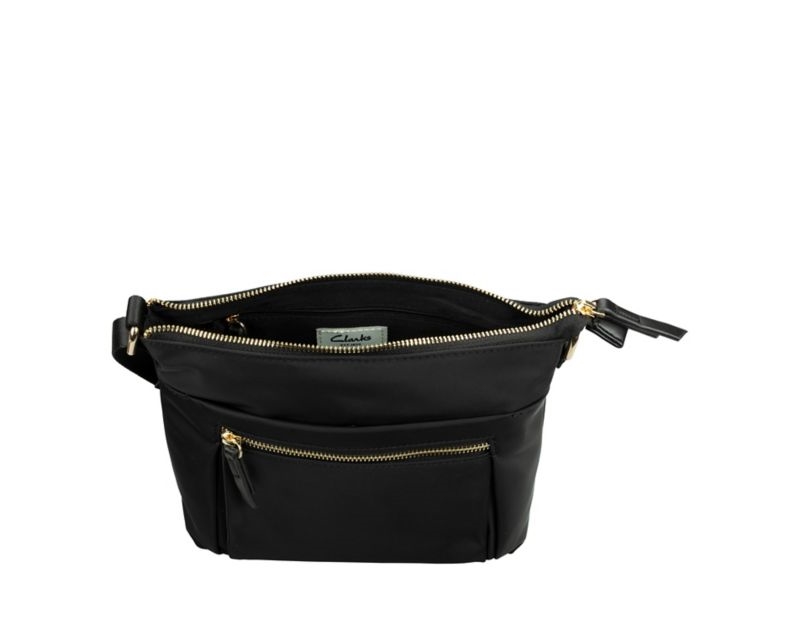 Clarks Raina Rush Cross Body Bags Black Women - India F4Q0953-S5