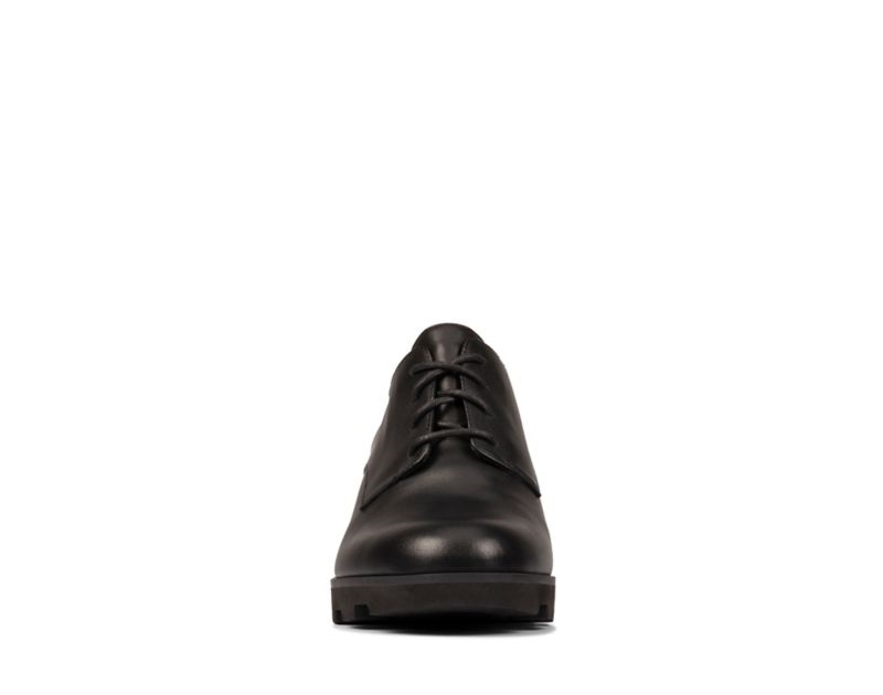Clarks Rene Lace Heeled Shoes Black Shoes Black Women - India J8F2579-K7