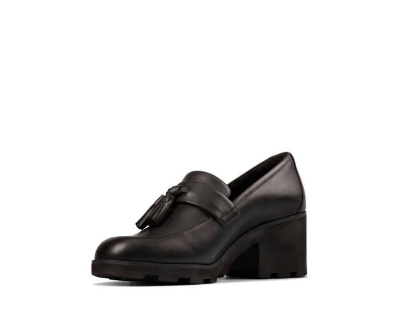 Clarks Rene Loafers Black Women - India R4X2624-Y3