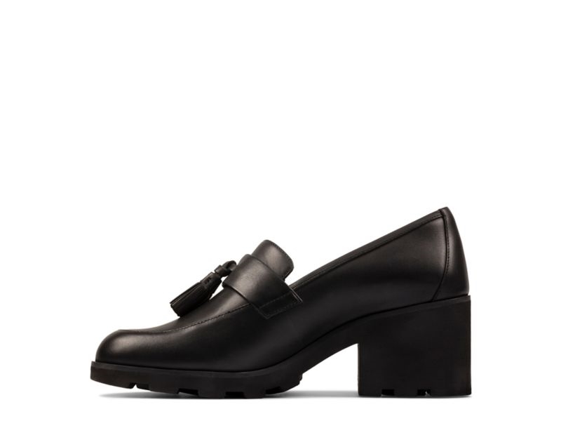 Clarks Rene Loafers Black Women - India R4X2624-Y3