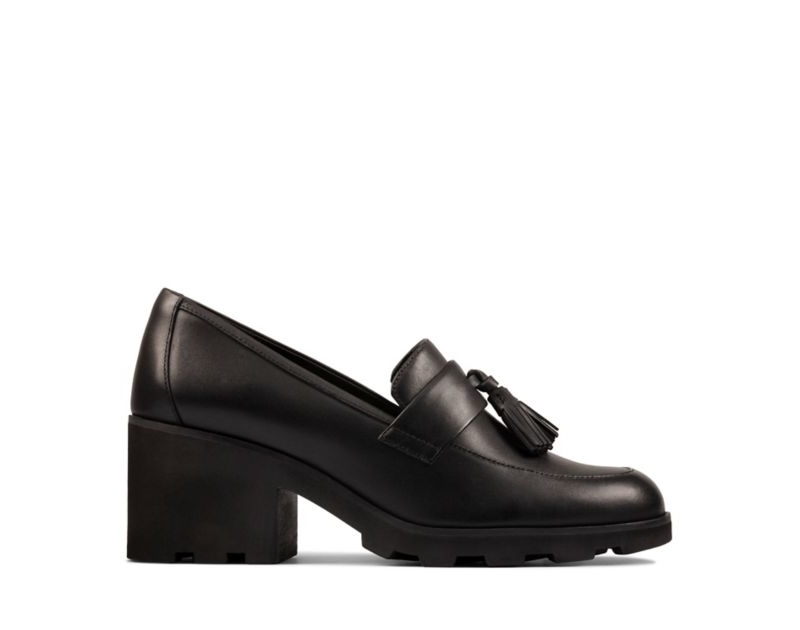 Clarks Rene Loafers Black Women - India R4X2624-Y3