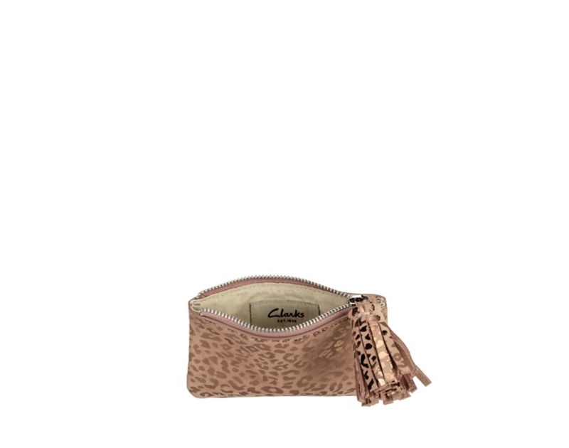 Clarks Roslyn Bella Wallets Purses Rose Gold Women - India I8Q3412-Y6
