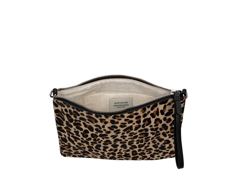 Clarks Roslyn Lily Leather Bags Leopard Women - India U1U4842-B1