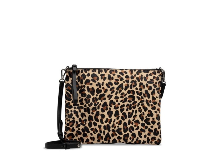 Clarks Roslyn Lily Leather Bags Leopard Women - India U1U4842-B1