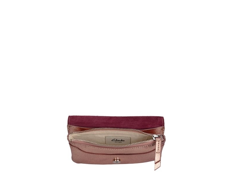 Clarks Roslyn Rose Wallets Purses Rose Gold Women - India R5E5337-L5