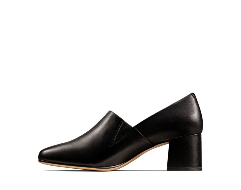 Clarks Sheer Lily Heeled Shoes Heels Black Women - India R4F0387-A2