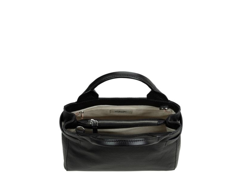 Clarks The Ella Small Leather Bags Cross Body Bags Black Women - India P5V2275-N3