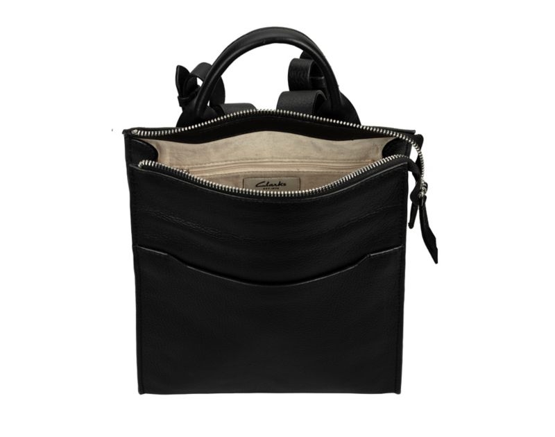 Clarks The Hayle Small Backpacks Black Women - India V8O6952-W3