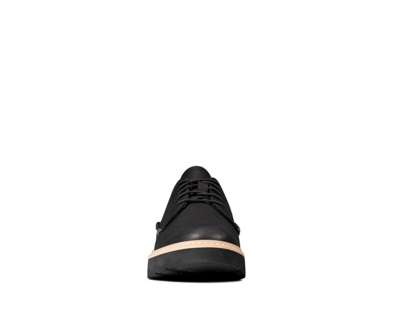 Clarks Trace Walk Brogues Black Shoes Black Women - India N1I7379-L1