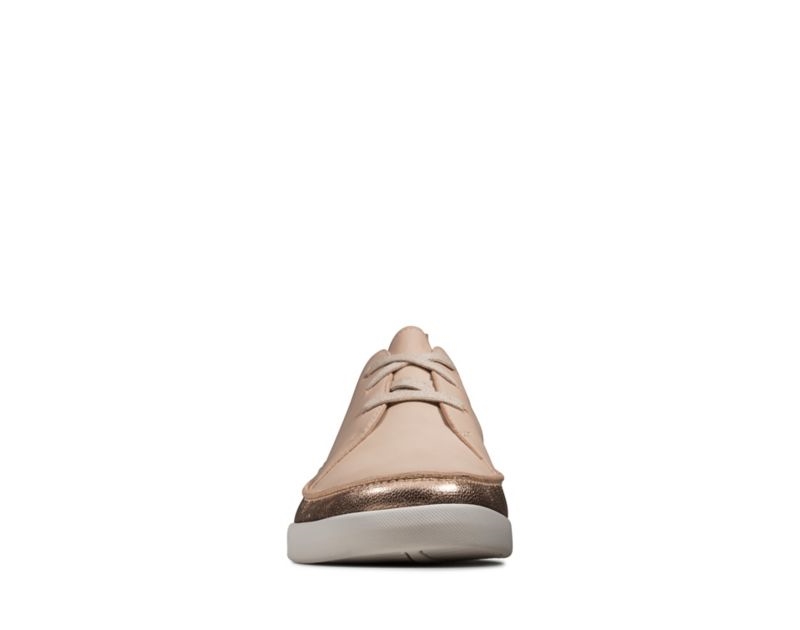 Clarks Tri Clara Trainers Flat Shoes Skin Women - India I0V6439-Q4