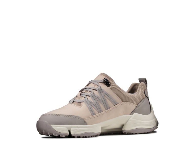 Clarks Tri Path Lo Trainers Skin Women - India X0D2685-U8