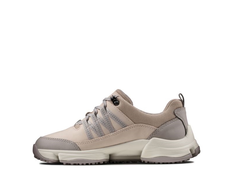 Clarks Tri Path Lo Trainers Skin Women - India X0D2685-U8