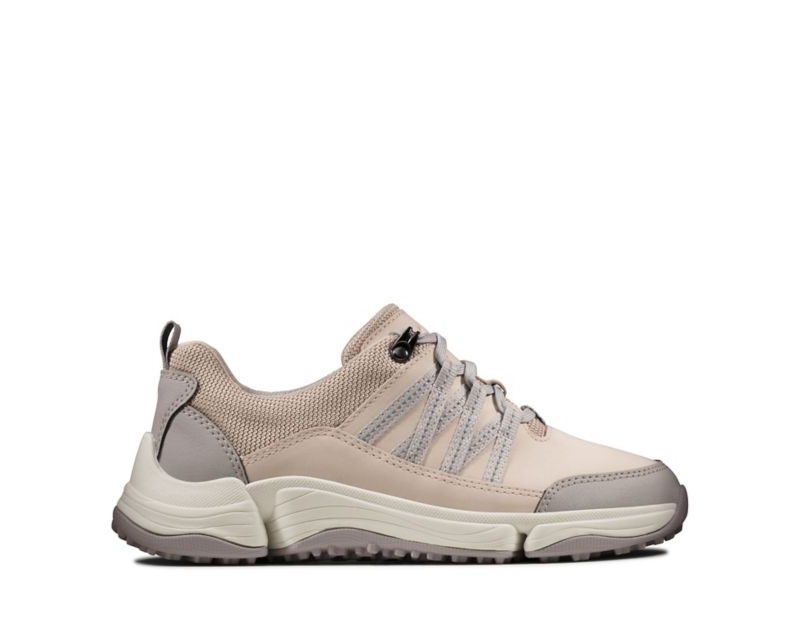 Clarks Tri Path Lo Trainers Skin Women - India X0D2685-U8