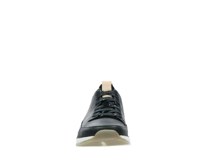 Clarks Tri Spark Trainers Black Women - India R6Y0864-J9