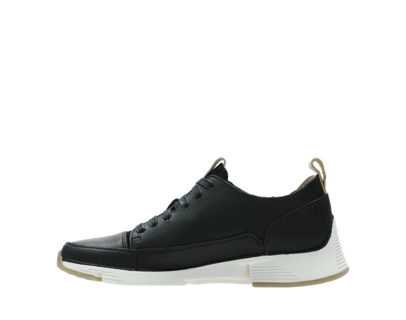 Clarks Tri Spark Trainers Black Women - India R6Y0864-J9