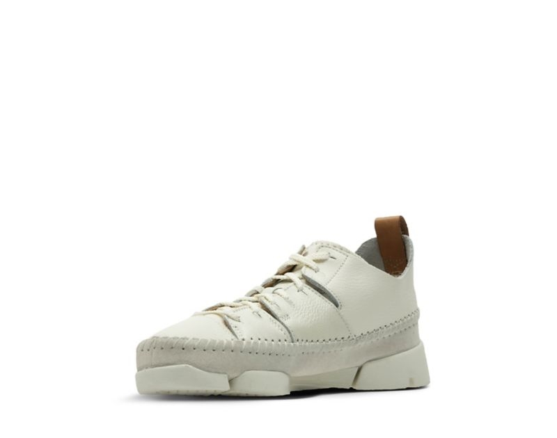 Clarks Trigenic Flex Trainers White Women - India N7M9030-N5