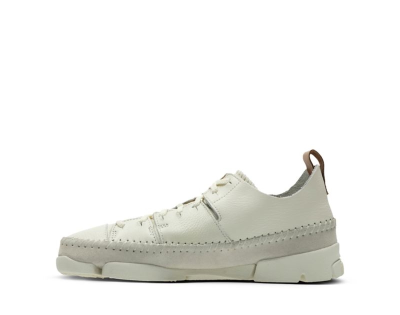Clarks Trigenic Flex Trainers White Women - India N7M9030-N5