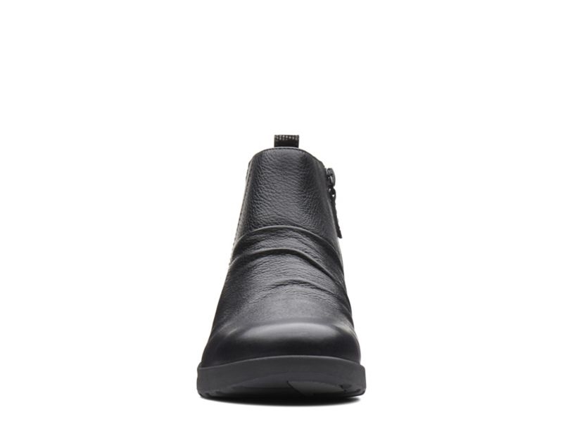 Clarks Un Adorn Mid Ankle Boots Black Women - India D9C4752-Y4