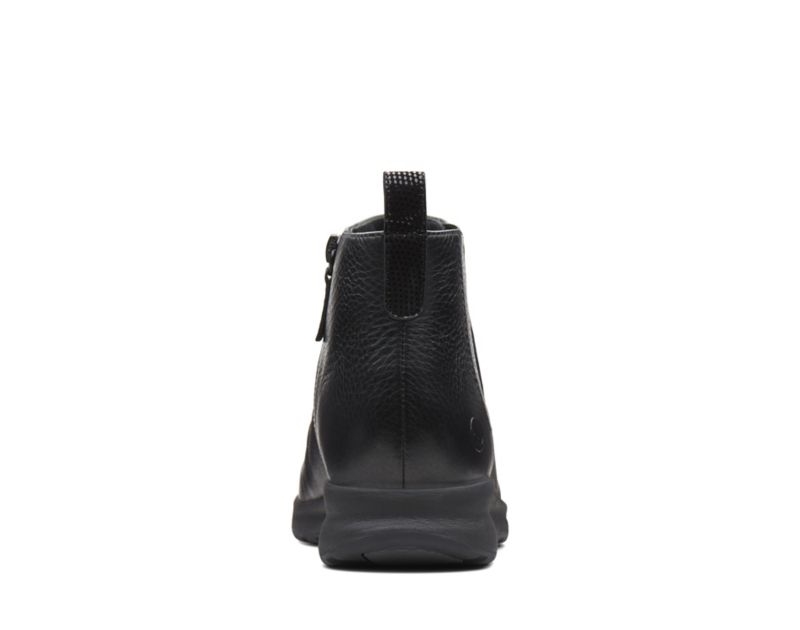 Clarks Un Adorn Mid Ankle Boots Black Women - India D9C4752-Y4