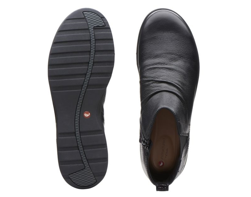 Clarks Un Adorn Mid Ankle Boots Black Women - India D9C4752-Y4