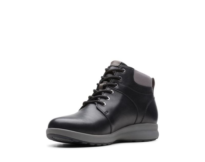 Clarks Un Adorn Outdoor Boots Black Women - India S2D1246-H8