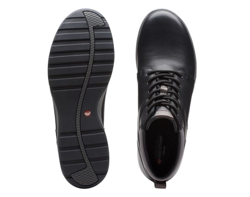 Clarks Un Adorn Outdoor Boots Black Women - India S2D1246-H8