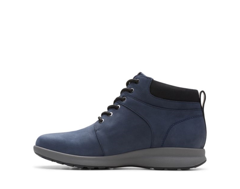 Clarks Un Adorn Walking Shoes Outdoor Boots Navy Women - India A0W9672-E0