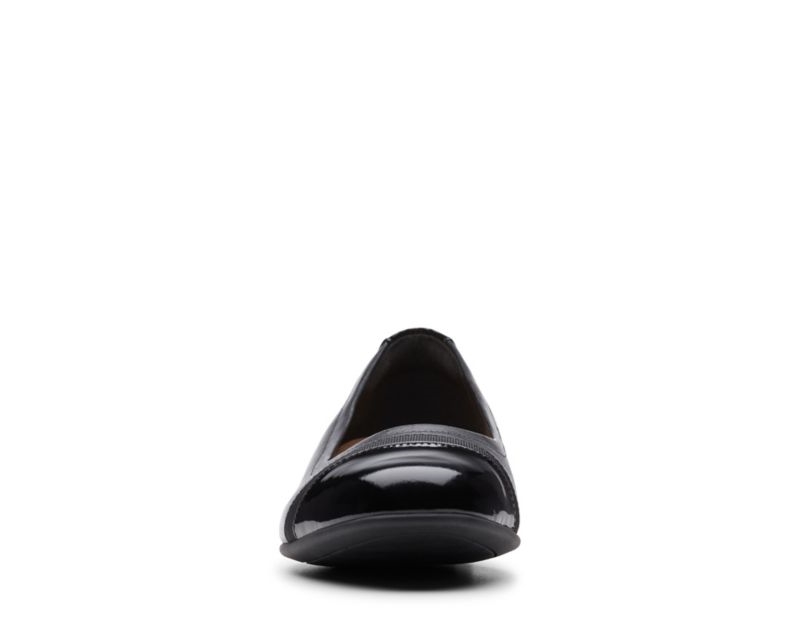Clarks Un Blush Cap2 Ballet Pumps Black Women - India A6W6194-H7