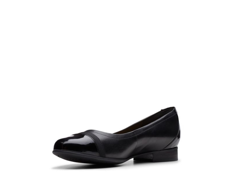 Clarks Un Blush Cap2 Ballet Pumps Black Women - India A6W6194-H7