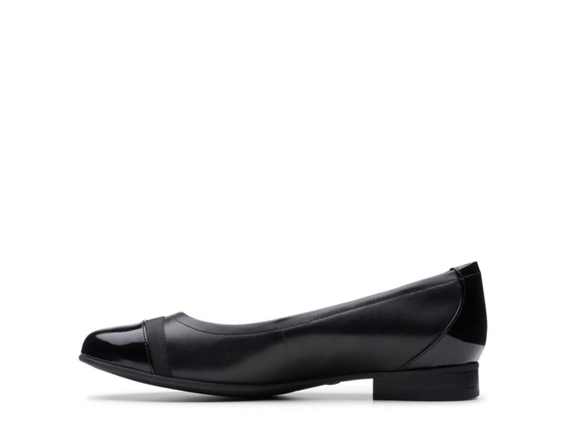 Clarks Un Blush Cap2 Ballet Pumps Black Women - India A6W6194-H7