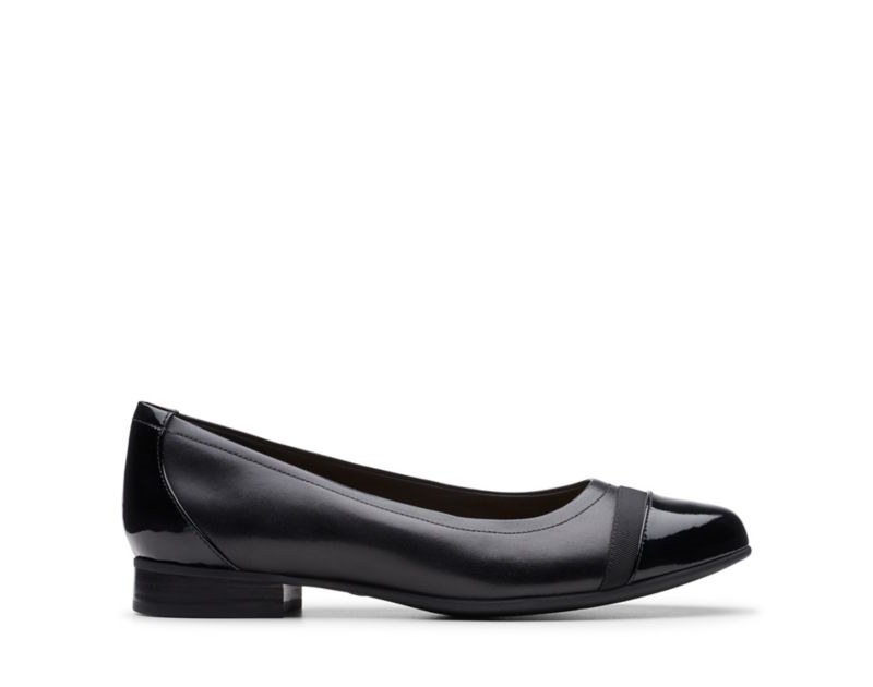 Clarks Un Blush Cap2 Ballet Pumps Black Women - India A6W6194-H7