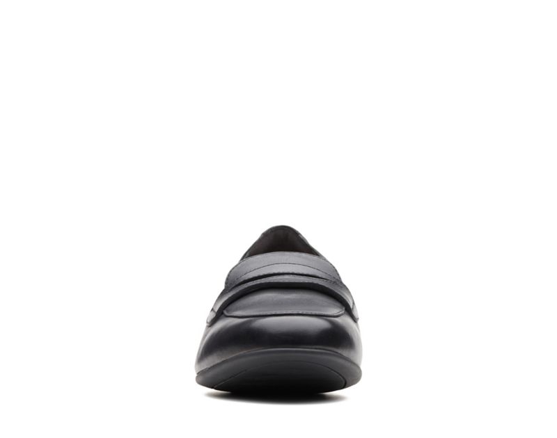 Clarks Un Blush Go Loafers Black Women - India V6Y8742-P8