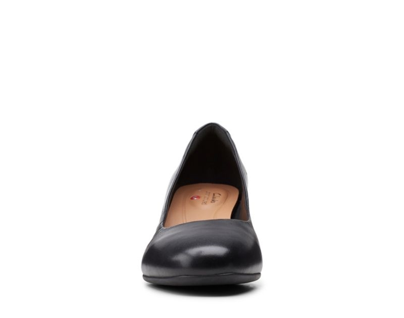 Clarks Un Cosmo Dress Heeled Shoes Black Shoes Black Women - India D6W2943-G7