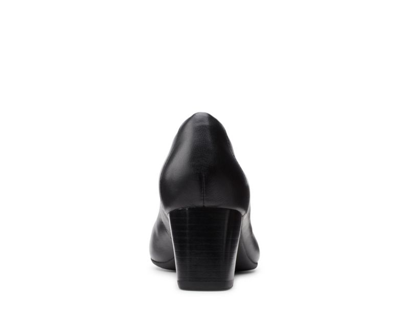 Clarks Un Cosmo Dress Heeled Shoes Black Shoes Black Women - India D6W2943-G7