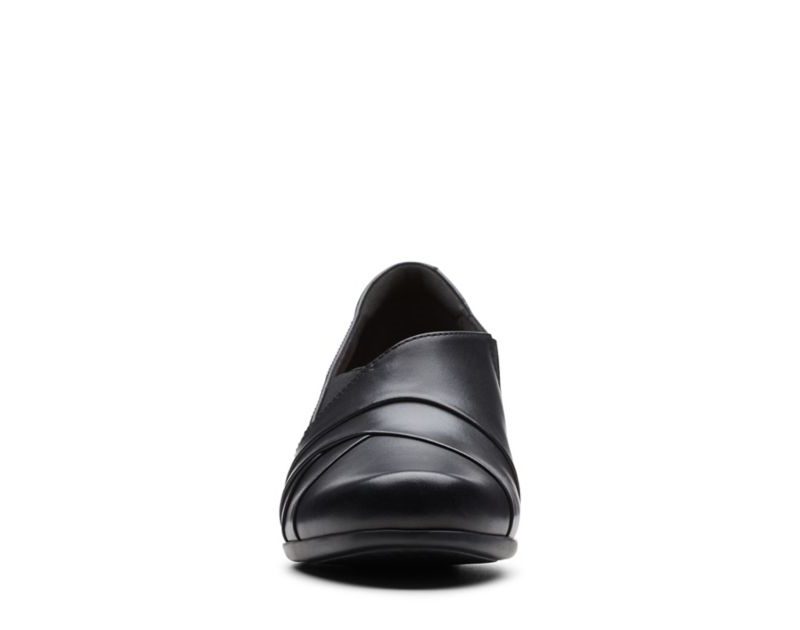 Clarks Un Damson Adele Heeled Shoes Wide Fit Shoes Black Women - India Z5M3068-X2