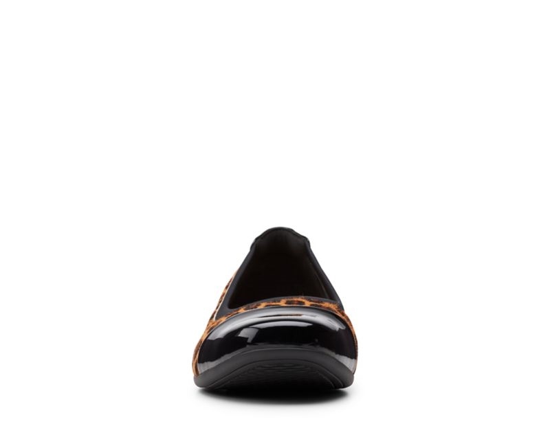 Clarks Un Darcey Cap 2 Ballet Pumps Leopard Women - India A5A3991-J9