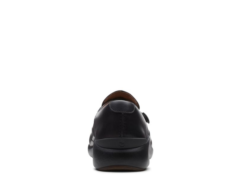 Clarks Un Loop 2 Walk Work Shoes Flat Shoes Black Women - India F8F3797-W3