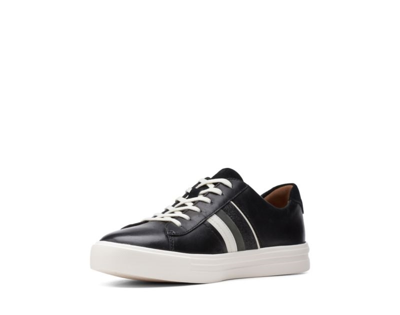 Clarks Un Maui Band Trainers Black Women - India H4M3944-H5