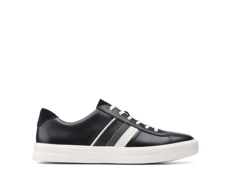Clarks Un Maui Band Trainers Black Women - India H4M3944-H5