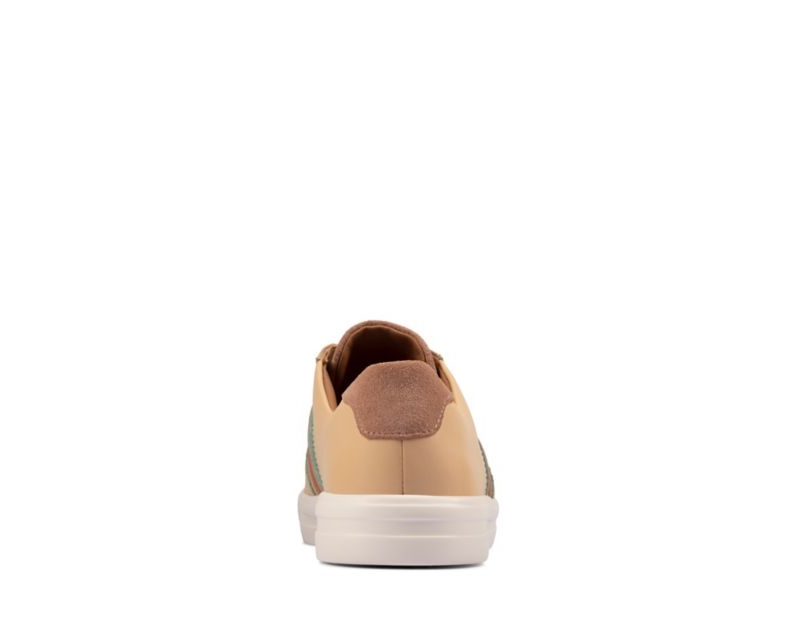 Clarks Un Maui Band Trainers Flat Shoes Light Brown Women - India B2U4459-N2