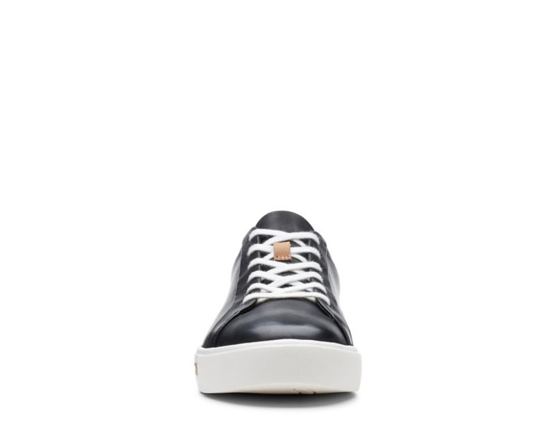 Clarks Un Maui Lace Trainers Black Shoes Black Women - India E4H2928-U9