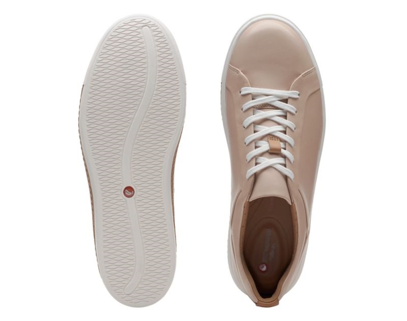 Clarks Un Maui Lace Trainers Skin Women - India W2J6718-B0