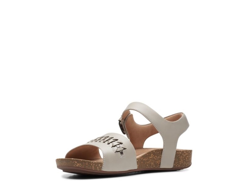Clarks Un Perri Way Flat Sandals Gold Women - India F7F2314-B7