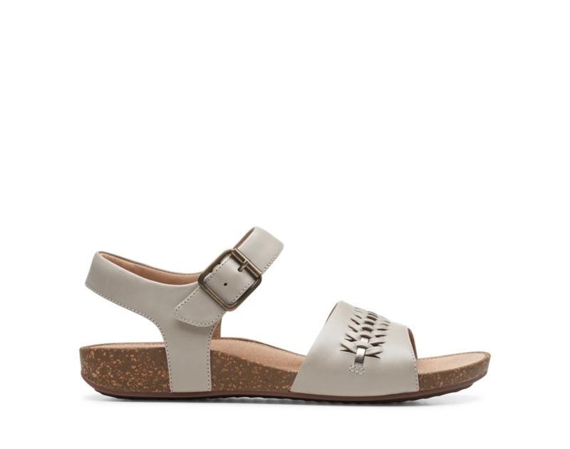 Clarks Un Perri Way Flat Sandals Gold Women - India F7F2314-B7