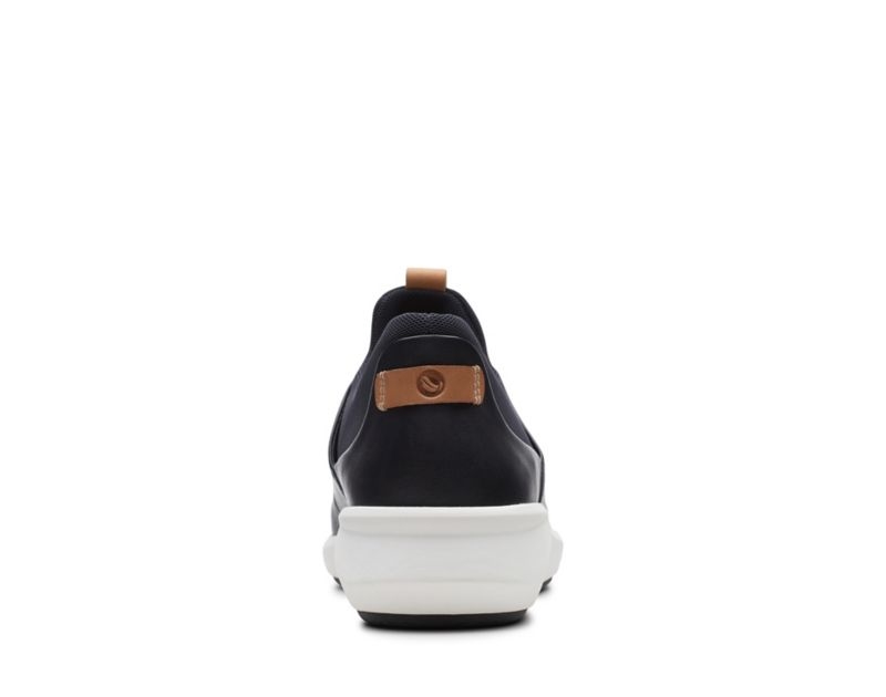 Clarks Un Rio Lace Trainers Black Shoes Black Women - India L1Q5146-E0