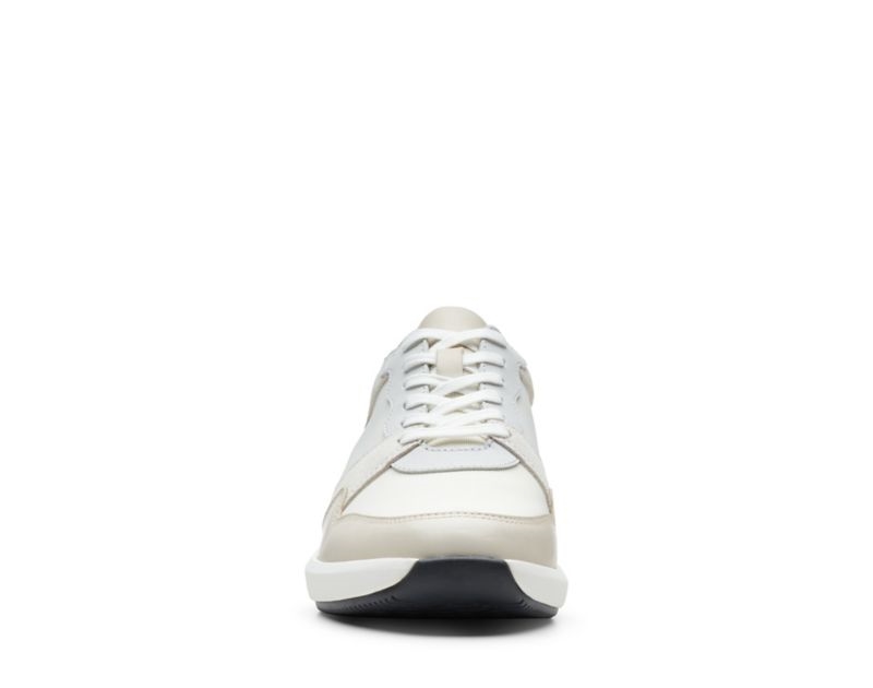 Clarks Un Rio Run Trainers White Women - India P0R8549-M7