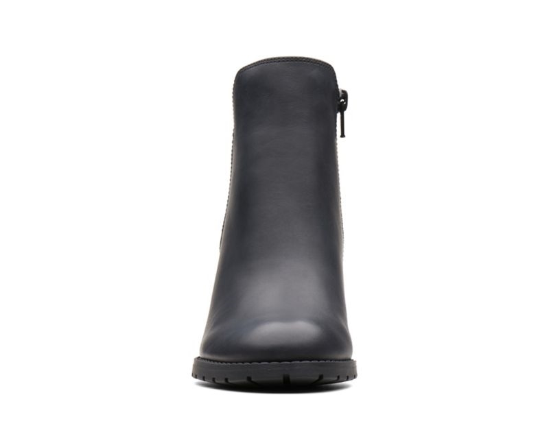 Clarks Verona Trish Heeled Boots Black Women - India S5L9840-W5