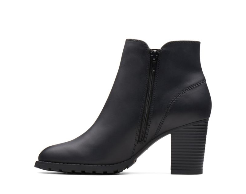 Clarks Verona Trish Heeled Boots Black Women - India S5L9840-W5
