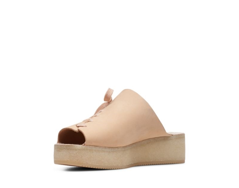 Clarks Wallacraft Open Wedge Sandals Light Pink Women - India D6V5280-O3