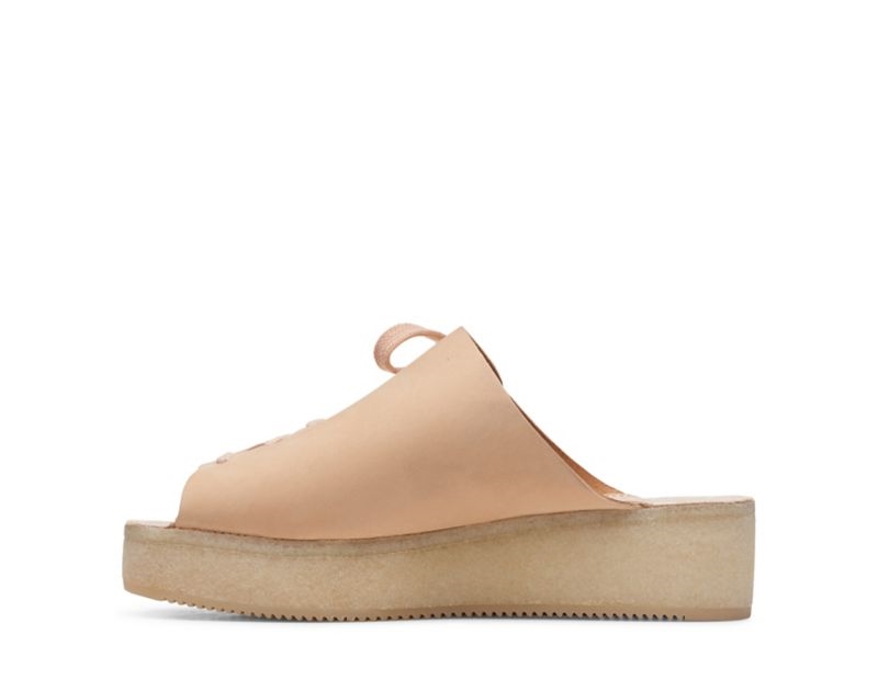 Clarks Wallacraft Open Wedge Sandals Light Pink Women - India D6V5280-O3